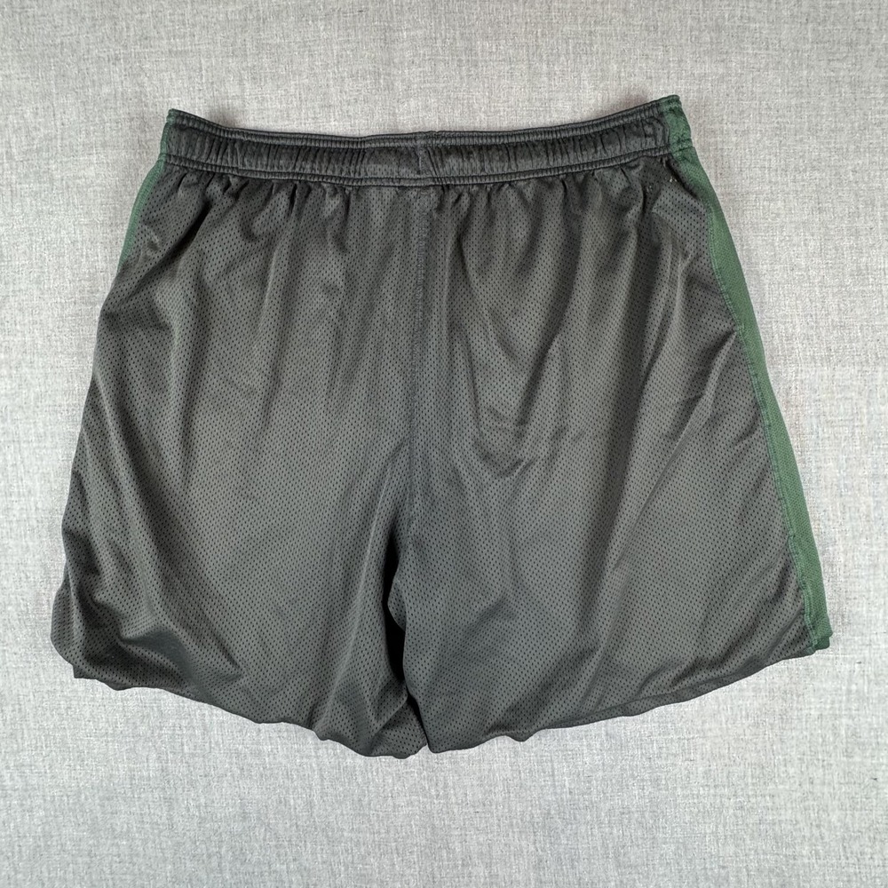 Oregon Ducks Shorts Mens XL Gray Green NCAA Basketball Nike Dri Fit Team Mesh - Picture 2 of 8